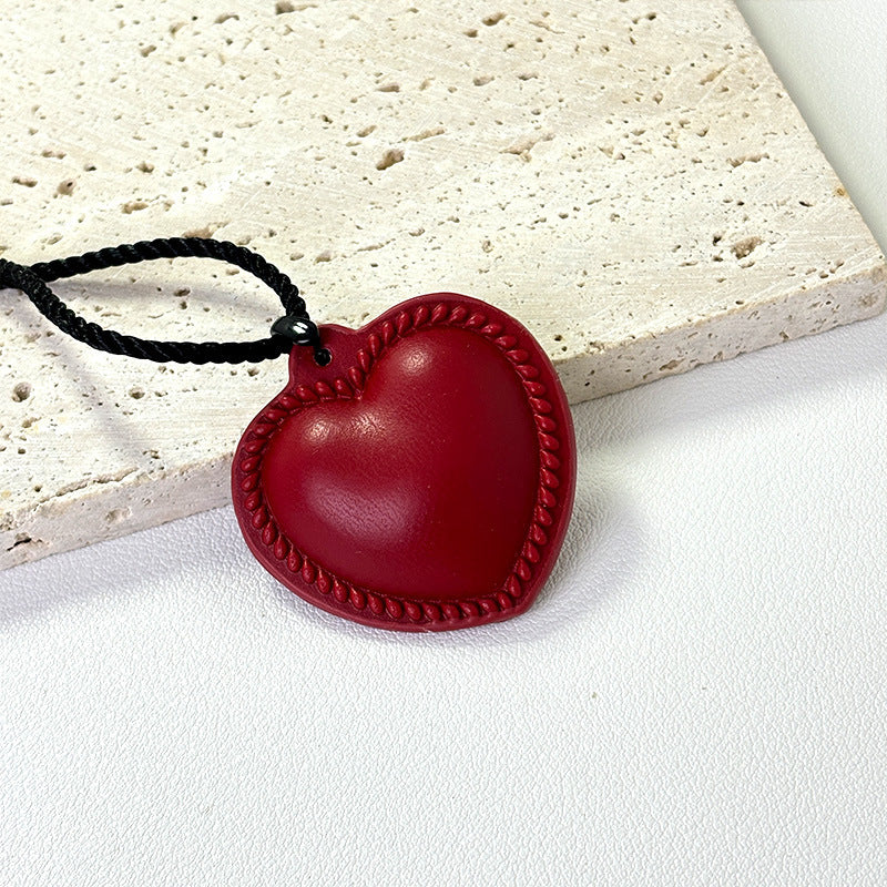 Wholesale Love Braided Rope Necklace Personality Fashion All-match Necklace Clavicle Chain